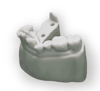 Dental model printed on RP-200D
