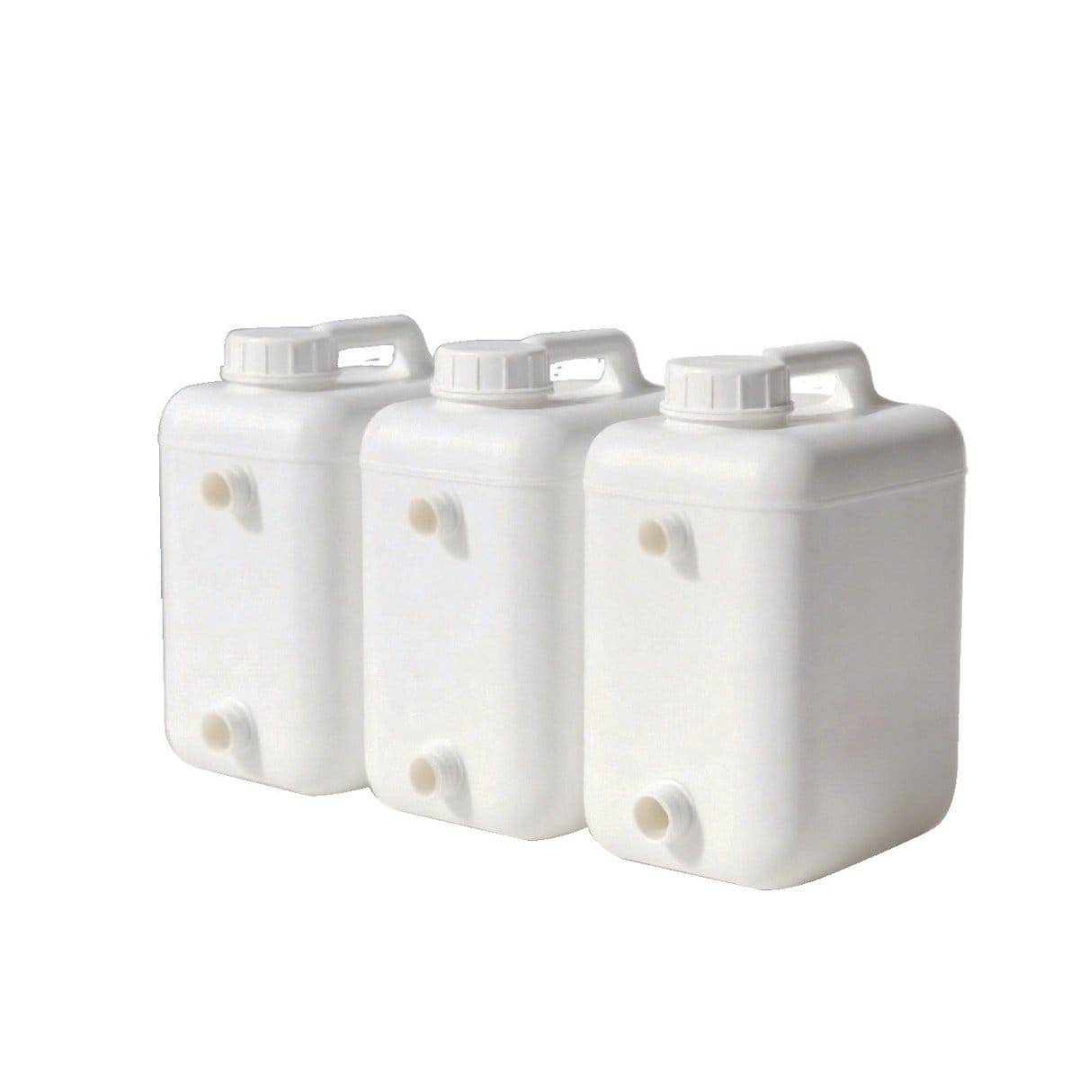 25 L liquid barrels for cleaning solution and water