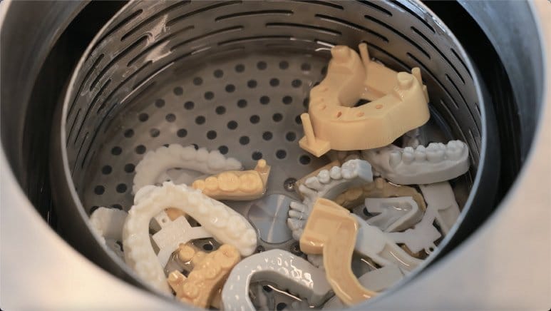 Ultrasonic water washing